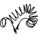 Kondor Blue USB-A to USB-C 3.0 Right Angle Cable (10', Black)