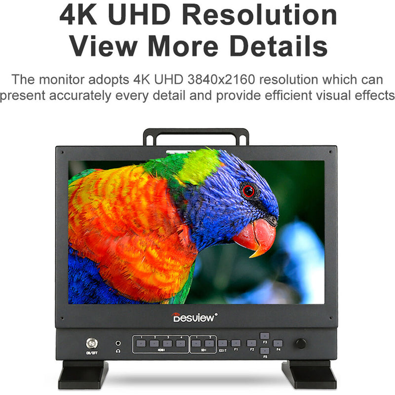 Desview S14-HDR 14" UHD 4K60 Professional Director Broadcast Monitor
