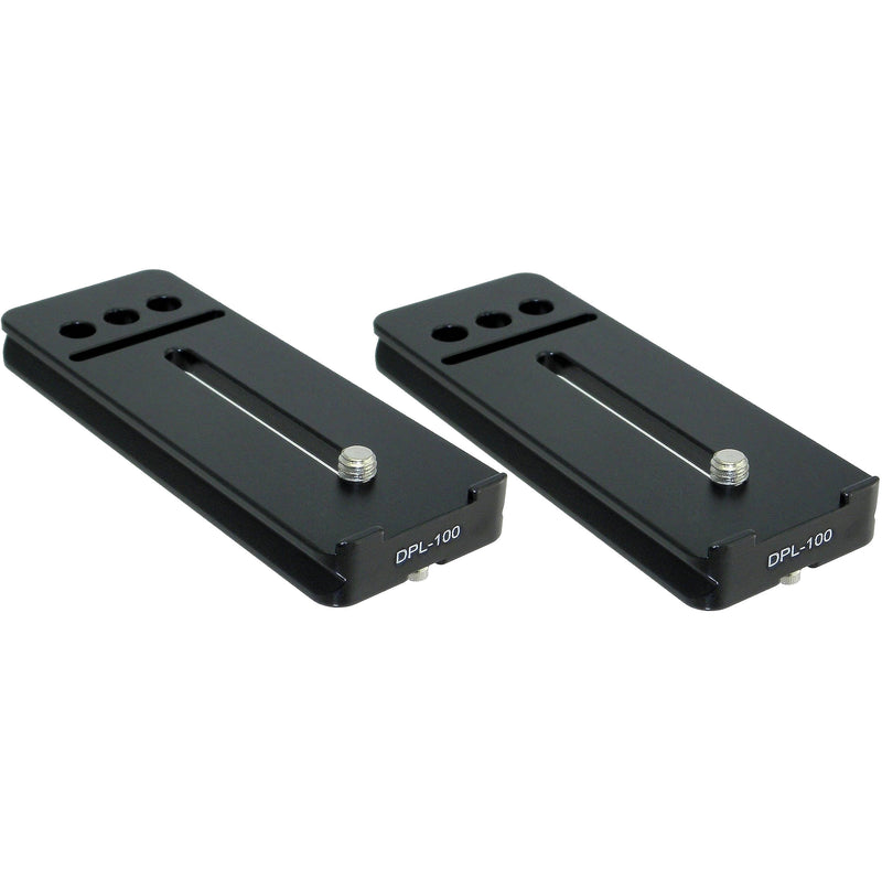 Desmond DPL-100 Long Lens Quick Release Plate (2-Pack, 100mm)