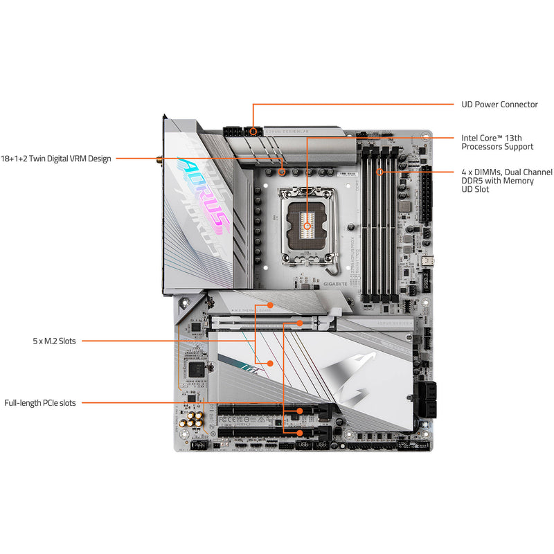 Gigabyte Z790 AORUS PRO X LGA1700 ATX Motherboard