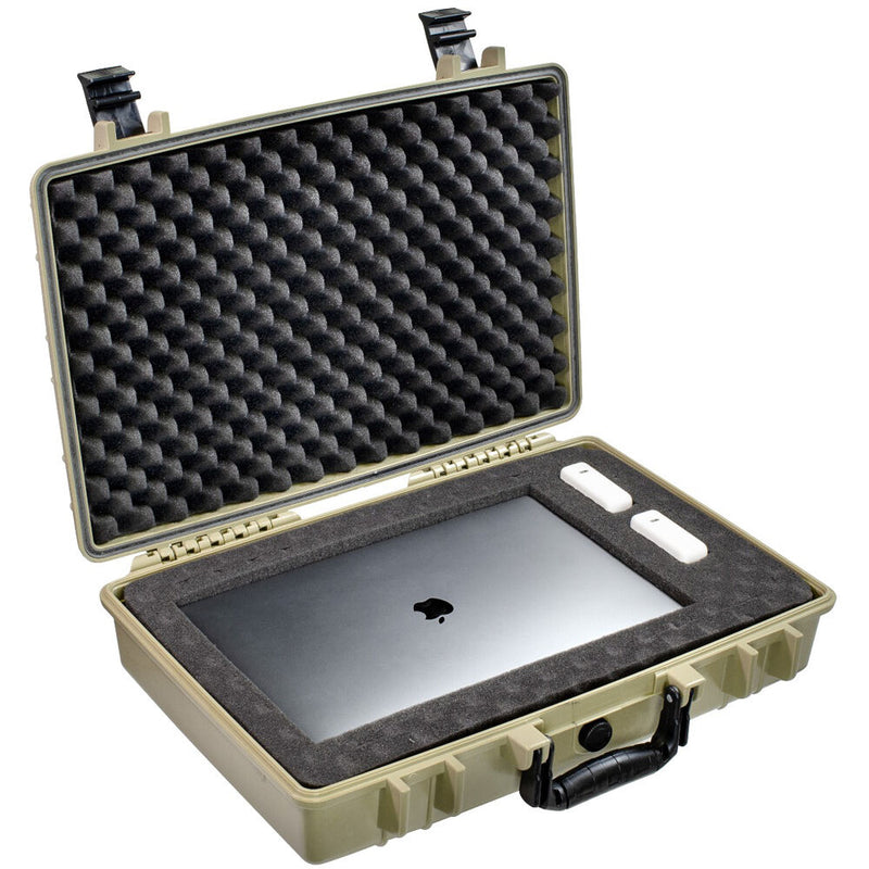 Eylar Waterproof Laptop Case (Medium, Tan)