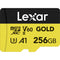 Lexar 256GB Professional GOLD UHS-II microSDXC Memory Card