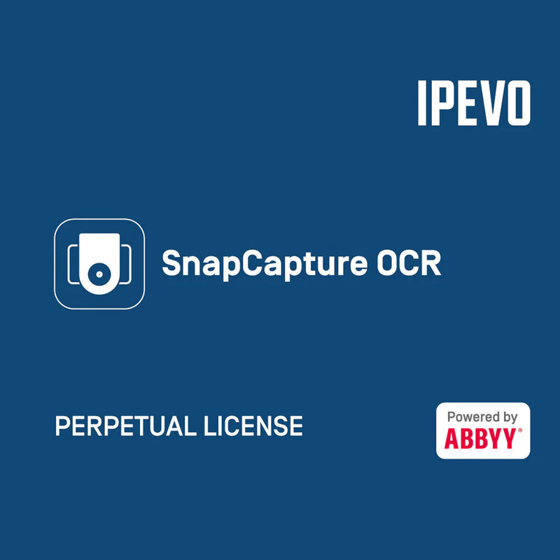 IPEVO SnapCapture OCR Scanning Software (Perpetual License)