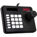 AIDA Imaging Full HD NDI|HX PTZ Camera with 12x Optical Zoom + Controller Bundle