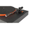 JBL Spinner BT Manual Two-Speed Turntable with Bluetooth (Black and Orange)