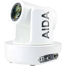 AIDA Imaging 4K NDI|HX IP/HDMI Conference PTZ Camera with 12x Optical Zoom (White)