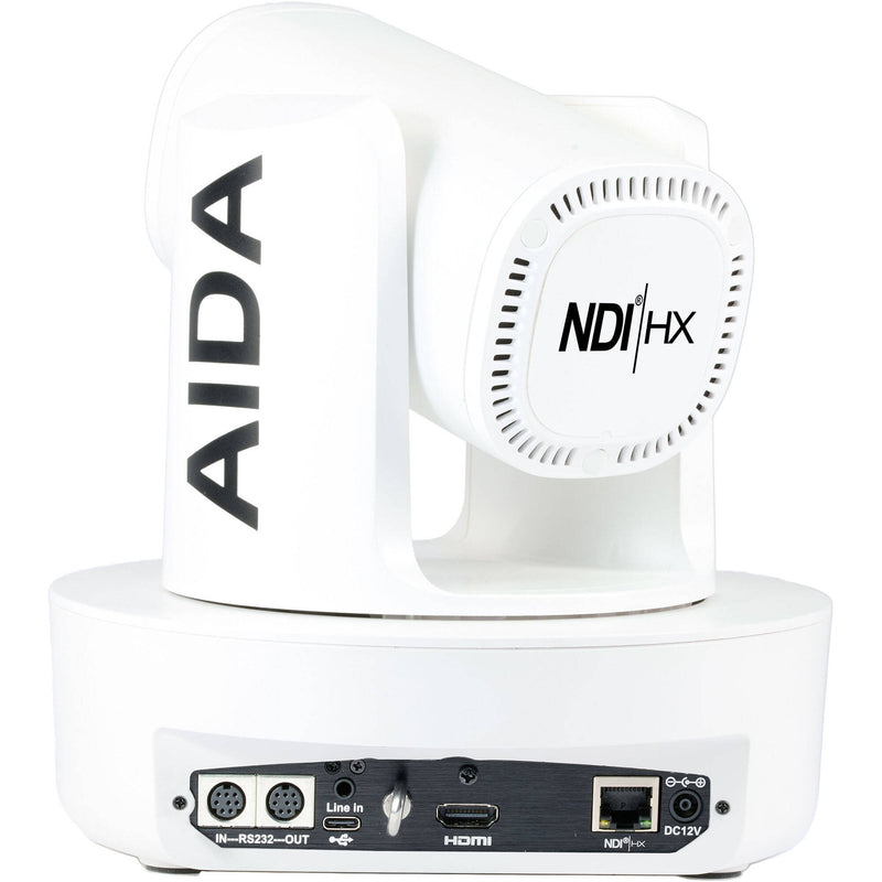 AIDA Imaging 4K NDI|HX IP/HDMI Conference PTZ Camera with 12x Optical Zoom (White)