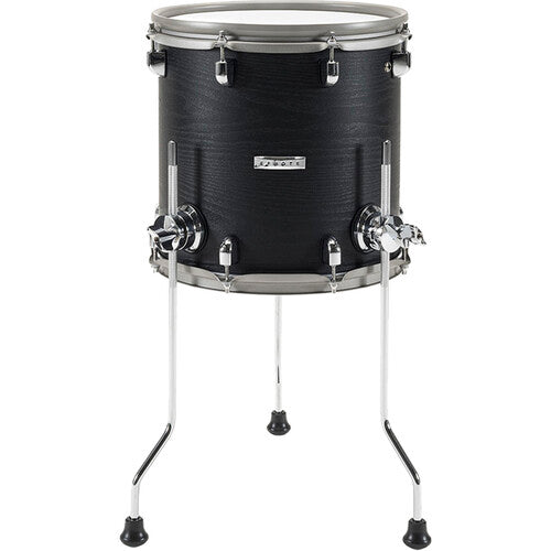 E F NOTE Floor Tom (12", Black Oak)