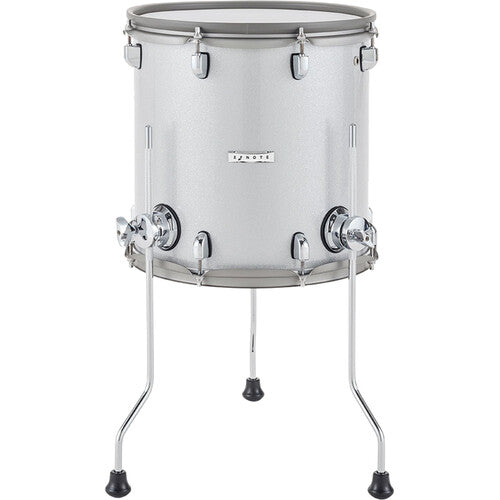 E F NOTE Floor Tom (13", White Sparkle)