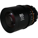 Venus Optics Laowa Nanomorph 80mm T2.4 1.5x S35 Anamorphic Lens (ARRI PL & Canon EF, Amber Flare)