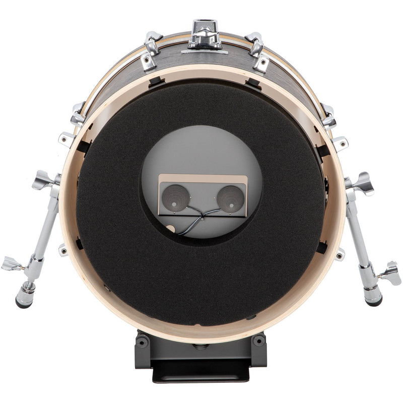 E F NOTE Electronic Kick Drum (16", White Sparkle)