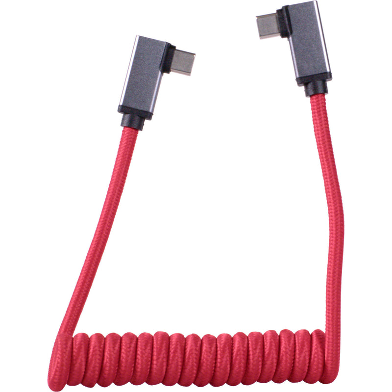 BLACKHAWK USB-C 3.1 Gen 2 Right-Angle Cable (8", Red)