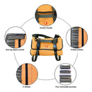 Roaring Fire Gear The Pack Mule Versatile Removable Tool Roll Bag (Tan/Yellow)
