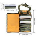 Roaring Fire Gear The Pack Mule Versatile Removable Tool Roll Bag (Tan/Yellow)