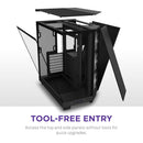 NZXT H6 Flow Mid-Tower Case (Black)