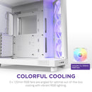 NZXT H6 Flow Mid-Tower Case (White)