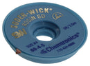 CHEMTRONICS 80-4-5 Desoldering Braid, Copper, Rosin Flux, 5 ft Length, 2.8mm Width, Soder-Wick Series