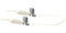 MULTICOMP PRO MP771109 Banana Test Lead, 4mm Banana Plug, Stackable, 4mm Stackable Banana Plug, 2.32 ", 59 mm, White