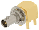 TE CONNECTIVITY 2446155-1 RF / Coaxial Connector, HD BNC Coaxial, Right Angle Bulkhead Jack, Through Hole Right Angle