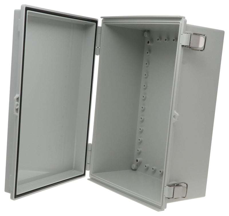BUD INDUSTRIES PTQ-11053 ENCLOSURE, MULTIPURPOSE, PC/GFR, GRAY