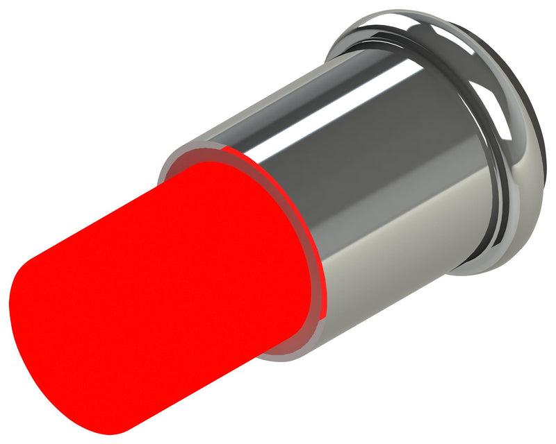 MARL 206-501-23-38 LED Replacement Lamp, Midget Flange, Red, T-1 3/4 (5mm), 500 mW, 625 nm, 346 mcd