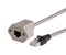 L-COM TRDC6EXTSF-3 Ethernet Cable, Cat6, RJ45 Plug to RJ45 Jack, FTP (Foiled Twisted Pair), Grey, 914.4 mm, 3 ft