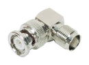 L-COM BA3002 RF / Coaxial Adapter, BNC, Plug, TNC, Jack, Right Angle Adapter, 50 ohm