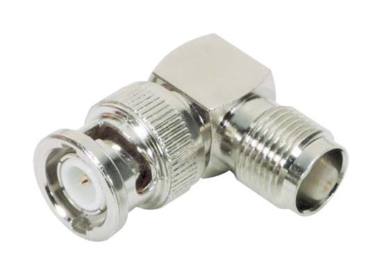 L-COM BA3002 RF / Coaxial Adapter, BNC, Plug, TNC, Jack, Right Angle Adapter, 50 ohm