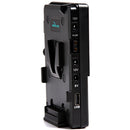IndiPRO Tools V-Mount to V-Lock Battery Adapter Plate with Multi-Voltage Outputs
