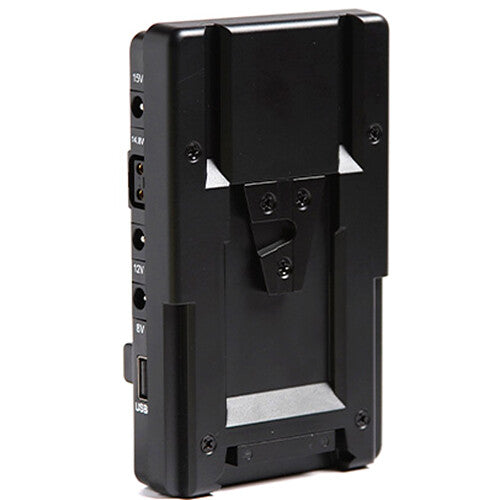 IndiPRO Tools V-Mount to V-Lock Battery Adapter Plate with Multi-Voltage Outputs