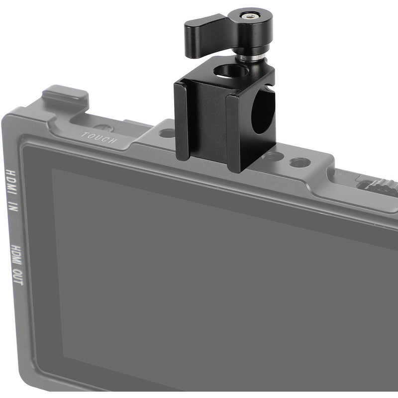 CAMVATE 1/4"-20 Male Anti-Twist to 15mm Single Rod Bracket