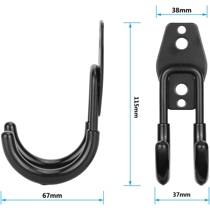 CAMVATE Double-Prong Wall Mount Hook (4.5 x 2.6 x 1.5")
