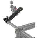 CAMVATE Single 15mm Rod Bracket with Double-Sided NATO Safety Rail (3.8")