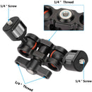 CAMVATE Articulating Magic Arm with 1/4"-20 Thumbscrew