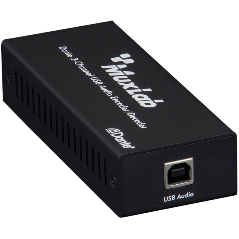 MuxLab Dante 2-Channel USB Audio Encoder/Decoder