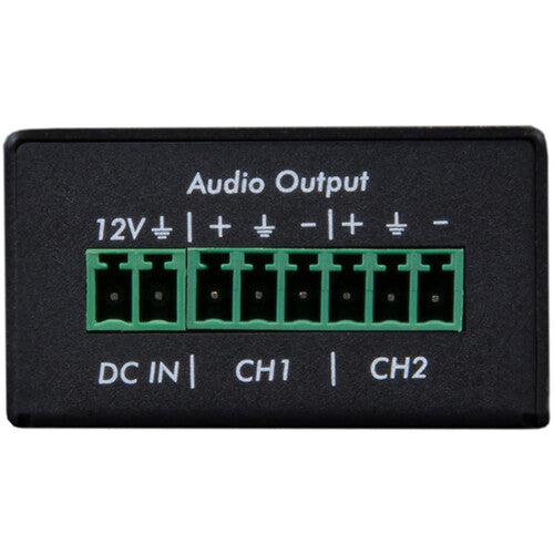 MuxLab Dante 2-Channel Analog Audio Decoder