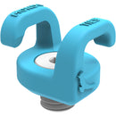 Kondor Blue 3/8"-16 Mondo Ties Cable Management Clips (Blue, 4-Pack)