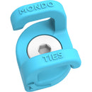Kondor Blue 3/8"-16 Mondo Ties Cable Management Clips (Blue, 4-Pack)