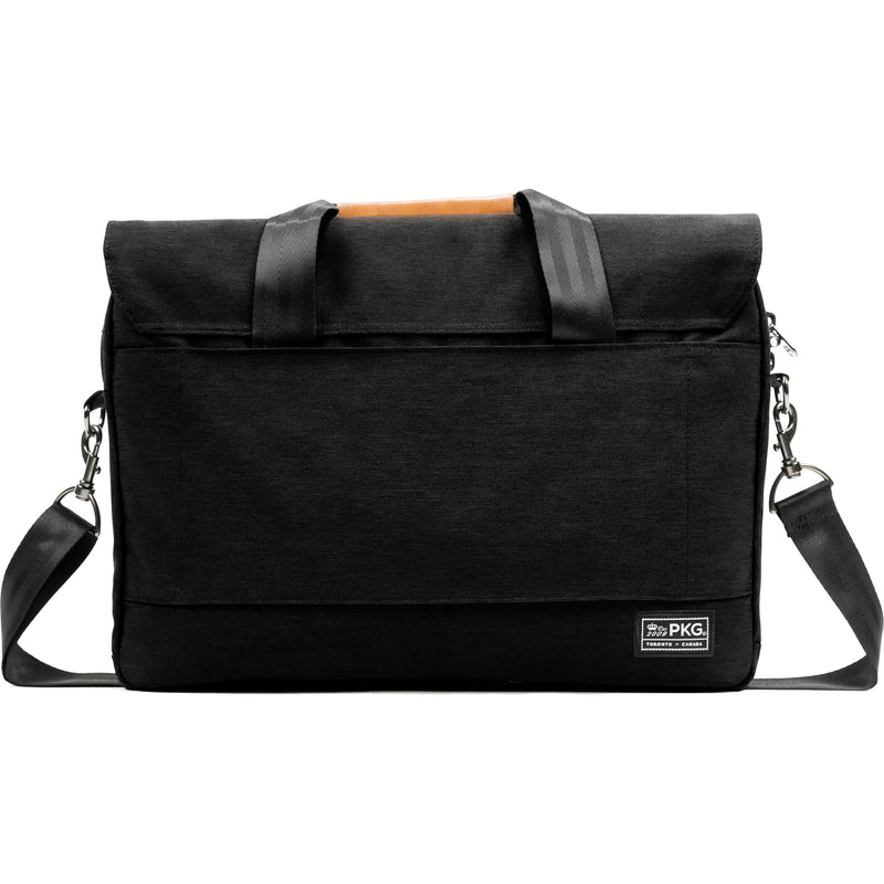 PKG International Richmond Slim Laptop Messenger Bag (Black)