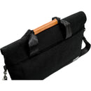 PKG International Richmond Slim Laptop Messenger Bag (Black)