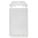 BRADY PEOPLE ID Rigid Plastic Vertical Permanent Locking Holder (2.12 x 3.38", 50-Pack)
