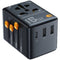 Tessan 15W Universal Travel Adapter with USB Charging