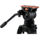 Miller AIRV Fluid Head with Solo-Q 75 3-Stage Carbon Fiber Tripod & Soft Case Kit