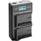 Vidpro VDL-106 Dual Bay LCD Charger with Power Bank for Kodak LB-070