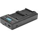 Vidpro VDL-106 Dual Bay LCD Charger with Power Bank for Kodak LB-070
