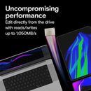 Crucial 1TB X9 Pro USB 3.2 Gen 2 Portable SSD for Mac
