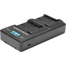 Vidpro Dual-Bay LCD Digital Charger for 3 to 4V Canon Batteries for Canon BP-718 & BP-727