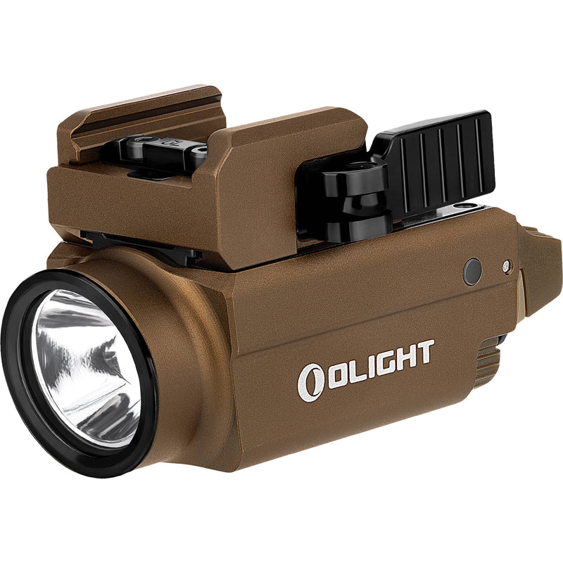 Olight Baldr S BL Rechargeable Weaponlight with Blue Laser (Desert Tan)