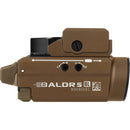 Olight Baldr S BL Rechargeable Weaponlight with Blue Laser (Desert Tan)