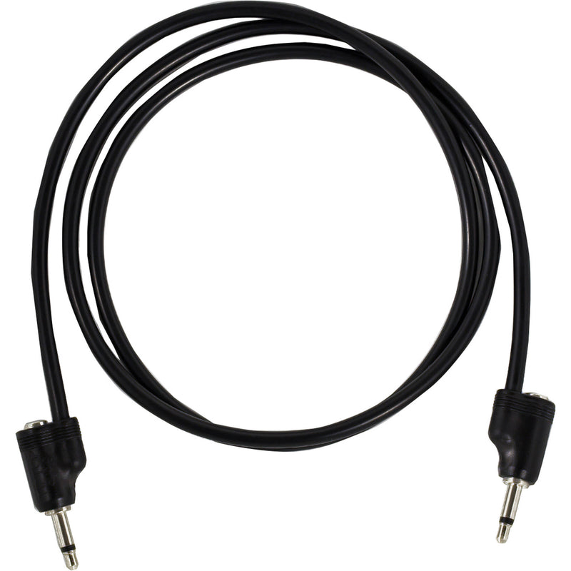 TipTop Audio Stackable Shielded 3.5mm Eurorack Patch Cable (Black, 35.4", Single)